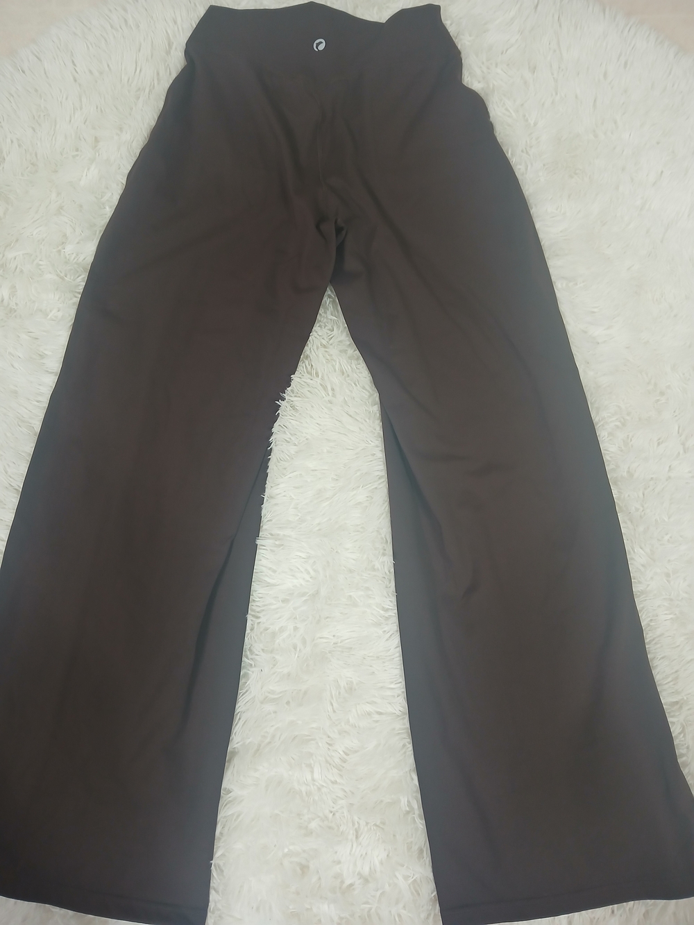 OQQ  Two Pairs Black And Brown Wide-Leg Pants